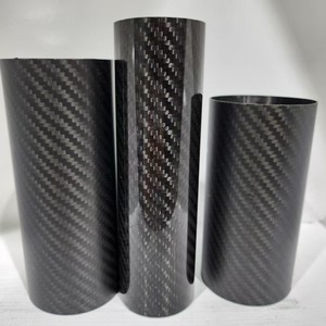 Tubos redondos ligeros de fibra de carbono de alta resistencia con dimensiones personalizables y acabado brillante/mate para aplicaciones deportivas - Product Image 4