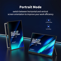 Monitor Portátil para Laptop con Soporte Integrado de 13.3 Pulgadas FHD IPS Antideslumbrante VESA Tipo-C HD HDR Plug and Play