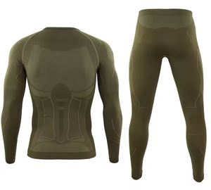 Cartographie corporelle Couche de base fonctionnelle sans couture <span class=keywords><strong>Sous</strong></span>-<span class=keywords><strong>vêtement</strong></span> <span class=keywords><strong>thermique</strong></span> antibactérien sans couture Hommes Idéal pour le fitness Cyclisme <span class=keywords><strong>Randonnée</strong></span> - Product Image 4