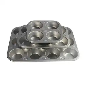 Top Quality Metal Round Muffin Baking Mold,Good Quality Muffin Tray 4/6/12 Cup Cake Baking Mould