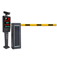 SHUNXIANG Barrera Automática Solar con Motor sin Escobillas, Acero Inoxidable, Protección IP65 y Función de Conteo