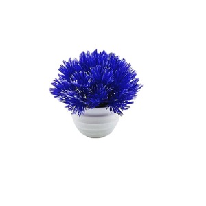 Planta Bonsái Artificial Pequeña, Adorno de Flores de Plástico, Estilo Aguja de Pino Roja, Decoración de Escritorio - Product Image 5