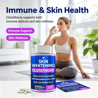 Capsules éclaircissantes pour la peau OEM, comprimés éclaircissants à la L-Glutathione, supplément efficace pour éclaircir la peau en capsule à la L-Glutathione