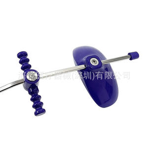 Dispositif de traction antérieur dentaire OEM rouge réglable à barre unique, type arche faciale orthodontique à axe central - Product Image 3