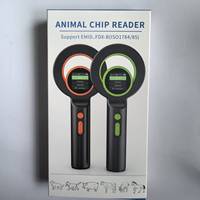 Escáner de Microchip RFID Portátil USB y para ABS, 240 Registros, 134.2khz/125khz FDX-B, Lector de Etiquetas RFID para Mascotas