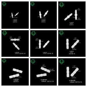 ข้อต่อท่อพลาสติก PP ยี่ห้อ JU Collection ขนาด 1.6-12.7 มม. แบบมีหนาม ใส สำหรับเชื่อมต่อสายอุตสาหกรรม - Product Image 4