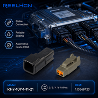 Connecteur électrique étanche 2 3 4 6 8 broches mâle femelle série DTM du fabricant pour faisceau de câbles