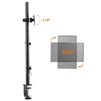 MD7801 17 "-32" 10kg Bras de moniteur unique économique Support de bureau Support d'écran de moniteur Support d'ordinateur Support VESA