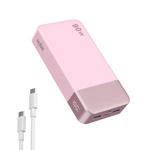 JUOVI NOBIS Bon <span class=keywords><strong>prix</strong></span> 90W 20000mAh <span class=keywords><strong>Batterie</strong></span> de sécurité Haute capacité Charge rapide Affichage LED USB-C/USB-A Portable UL CE Power Bank - Product Image 1