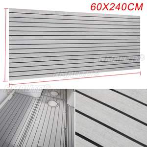 2400MM 2300MM Self-Adhesive <b>Foam</b> Teak Decking <b>EVA</b> <b>Foam</b> Marine Flooring Faux Boat Decking <b>Sheet</b> Accessories Marine Brown Black - Product Image 2