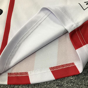 Diseño personalizado Camisetas de béisbol Poliéster Algodón Tela Logo Sublimación Imprimir Jersey de béisbol - Product Image 5