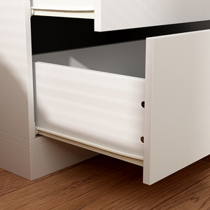 Armoire Wardrobe <strong>Closet</strong> with Doors &amp; Hanging Rods, Wooden Clothing Storage Cabinet with Drawers &amp; Shelves for Bedroom, <strong>White</strong> - Product Image 5