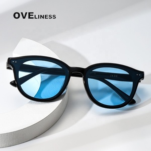 2024 Nuevo Marco Retro mujeres hombres gafas de sol arroz <span class=keywords><strong>uñas</strong></span> redondas chica gafas de sol moda versión coreana calidad gafas UV400 tonos - Product Image 1