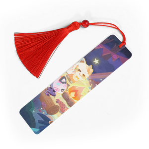 Customized Ribbon Bone China Bookmark Colorful Unique New Bookmarks for Book Gifts with Images Promotional Page Markers