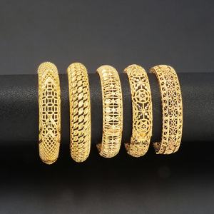 JXX Bracelet de haute qualité, nouvelle mode, plaqué or 24 carats, pour femmes, produits de mariage Dubaï/Afrique/Éthiopie - Product Image 1