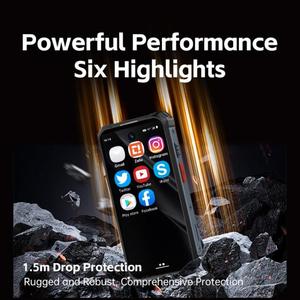 New Arrival phiên bản toàn cầu soyes Maxo mini điện thoại gồ ghề 6GB + 128GB 3.88 inch Android 12.0 mtk6762 <span class=keywords><strong>Octa</strong></span> <span class=keywords><strong>core</strong></span> 4 gam điện thoại thông minh - Product Image 3