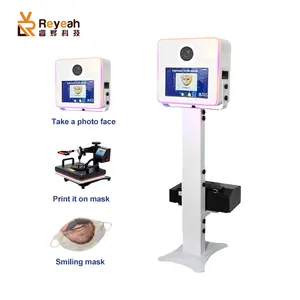 Just me smile face adjustable photo booth for rental earn photo booth money portable photo booth