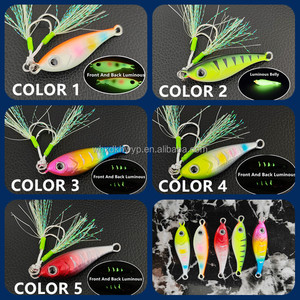 <span class=keywords><strong>Mister</strong></span> เหยื่อตกปลาแบบจิ๊กกิ้ง5g 10g เหยื่อตกปลาน้ำเค็มทำจากโลหะเหยื่อจิ๊กกิ้งเรืองแสง - Product Image 4