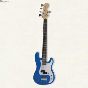 高品质低价蓝色电吉他中国定制销售