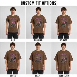 Camiseta Gráfica <span class=keywords><strong>Vintage</strong></span> Lavada Personalizada HuaYi OEKO-TEX, Camiseta de Algodón Pesado Estilo Urbano OEM, Fabricante de Moda de Marca Privada - Product Image 3