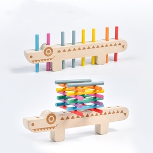 <span class=keywords><strong>Kit</strong></span> de jeu en bois Montessori en forme d'arête de poisson pour <span class=keywords><strong>bébé</strong></span> garçon fille, jeu d'apprentissage de tri des couleurs, jeu d'appariement, cadeau éducatif préscolaire - Product Image 5