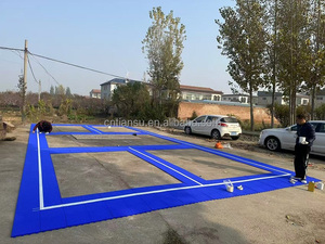 Losetas para Cancha de Baloncesto de Exterior de 20x25 Pies, Media Cancha, con Patrón <span class=keywords><strong>Jordan</strong></span>, para Patio Trasero - Product Image 5