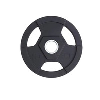 Équipement de gymnastique Haltères libres Big Hole Rubber-Coated Barbell for Squat Training Hand Weight Haltérophilie Hard Pull Fitness