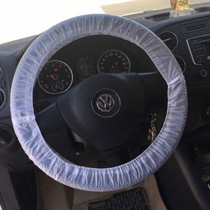 Couvercles de <span class=keywords><strong>volant</strong></span> jetables en <span class=keywords><strong>plastique</strong></span>, pièces, avec élastique, pour réparer la voiture - Product Image 5