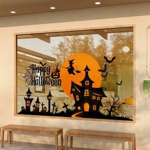 Halloween Ghost Festival Store decorazioni in PVC vetro porta adesivi per centro commerciale <span class=keywords><strong>eventi</strong></span> negozio atmosfera Layout vetrina - Product Image 3