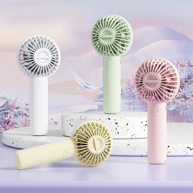 Factory Wholesale USB Handheld Fan Mini Portable Charging Fan Small Electric Fan for Office & Student Outdoor Use Perfect Gift