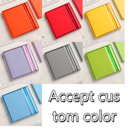 Source Factory A6 mini bolsillo portátil pequeño con bolígrafo Oficina PU cuero tapa blanda diario cuaderno caja de regalo conjunto para la escuela