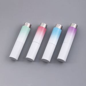 Recyclable Refillable 8ML 10ML Portable Travel Aluminum Glass Inner Perfume Atomizer <b>Mist</b> Spray <b>Bottles</b> for Personal Care - Product Image 1