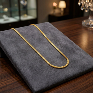 Wholesale 14K 18K 24K Micron Gold Franco Chain Necklaces, Fashion Chains Necklaces, Luxury Chain Necklaces, Modern Chain Design. - Product Image 5