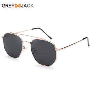Lunettes de soleil aviateur pour homme Grey Jack, monture métallique, UV400, polarisées, pour la conduite et la pêche, type 3, pare-soleil - Product Image 4