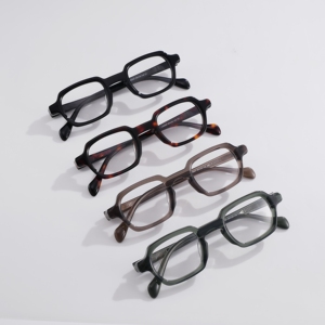 Monturas de Gafas Cuadradas de Acetato Italiano Premium Personalizables de Alta Gama Listas para Enviar - Product Image 1