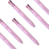 Marque privée Usine Vente Chaude Surligneur Eyeliner Lip Liner Crayon Contour Des Sourcils 4 Couleurs 4IN1 Stylo De Maquillage