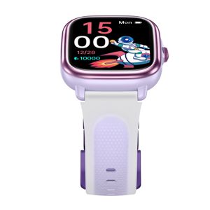 Reloj Inteligente Deportivo Multifuncional para Niños DF HT40, Podómetro, Monitor de Ritmo Cardíaco, Sueño, Música, Historias, Aprendizaje, Rompecabezas, Alarma - Product Image 4