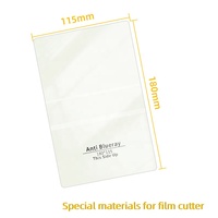 Nano frente piel trasera película de hidrogel hojas de materia prima para teléfonos móviles protector de pantalla que hace la máquina