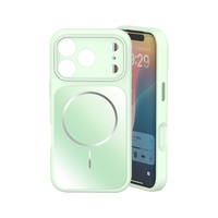 Coque de téléphone antichoc en silicone liquide de haute qualité, toucher soyeux, écologique, avec panneau arrière magnétique en acrylique – Meilleure vente