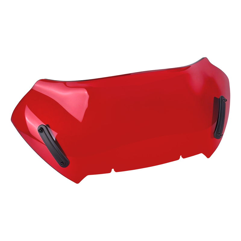 Motorcycle 10 Windshield Red Flare Windscreen