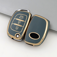 Housse de clé de voiture pliable en TPU souple de qualité supérieure Civic Yaris Toyota SIENNA Granvia Highlander Alphard CROWN Land Cruiser Camry Prius