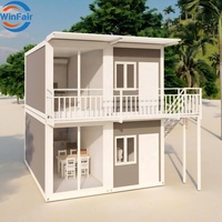 WinFair Basin – Maisons modulaires préfabriquées modernes à deux étages, appartements, maisons conteneurs miniatures à vendre / MOQ 8 unités