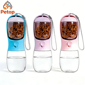 Bouteille d'eau et récipient à nourriture portable 2 en 1 Petop avec filtre à <span class=keywords><strong>charbon</strong></span> <span class=keywords><strong>actif</strong></span> pour promenades, randonnées et voyages avec <span class=keywords><strong>chien</strong></span> OEM - Product Image 1