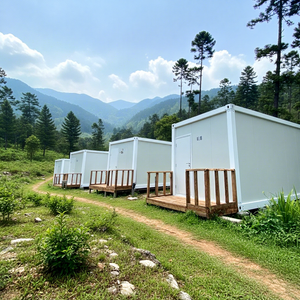 Appartement conteneur détachable de 18-24 m² pour <span class=keywords><strong>location</strong></span> Airbnb, <span class=keywords><strong>studio</strong></span> individuel, maison de plage, maison préfabriquée, design ferme, certifié CE - Product Image 1