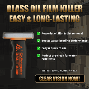 Autoquize Premium – Nettoyant rapide et autonettoyant pour vitres de <span class=keywords><strong>voiture</strong></span>, éliminateur de film gras 100g, élimination des taches de film gras sur pare-brise, anti-buée ultime - Product Image 5