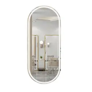 Hot Selling Customized Salon Led Mirrors Smart Glass Touch Screen Mirror Full Length Mirror With Lights