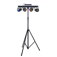 Kit de lumières DJ 5 en 1 RGBW avec contrôle activé par le son pour les événements disco