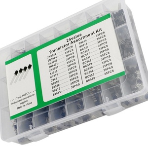 Kit de transistors à 24 valeurs pour le paquet de composants de projet scientifique scolaire BC327 BC337 <span class=keywords><strong>BC517</strong></span> BC547 BC548 BC549 2N2222 - Product Image 2