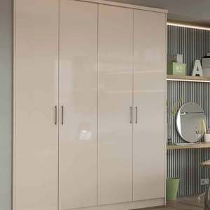 Muebles de Dormitorio Modernos, Armarios de Diseño con Acabado Brillante, Armario Estilo Shaker de Madera para Dormitorio - Product Image 2