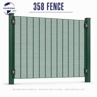 Clôture de sécurité 358 en acier galvanisé thermolaqué, panneau de grillage soudé anti-escalade, durable pour centre de démontage de véhicules extérieur